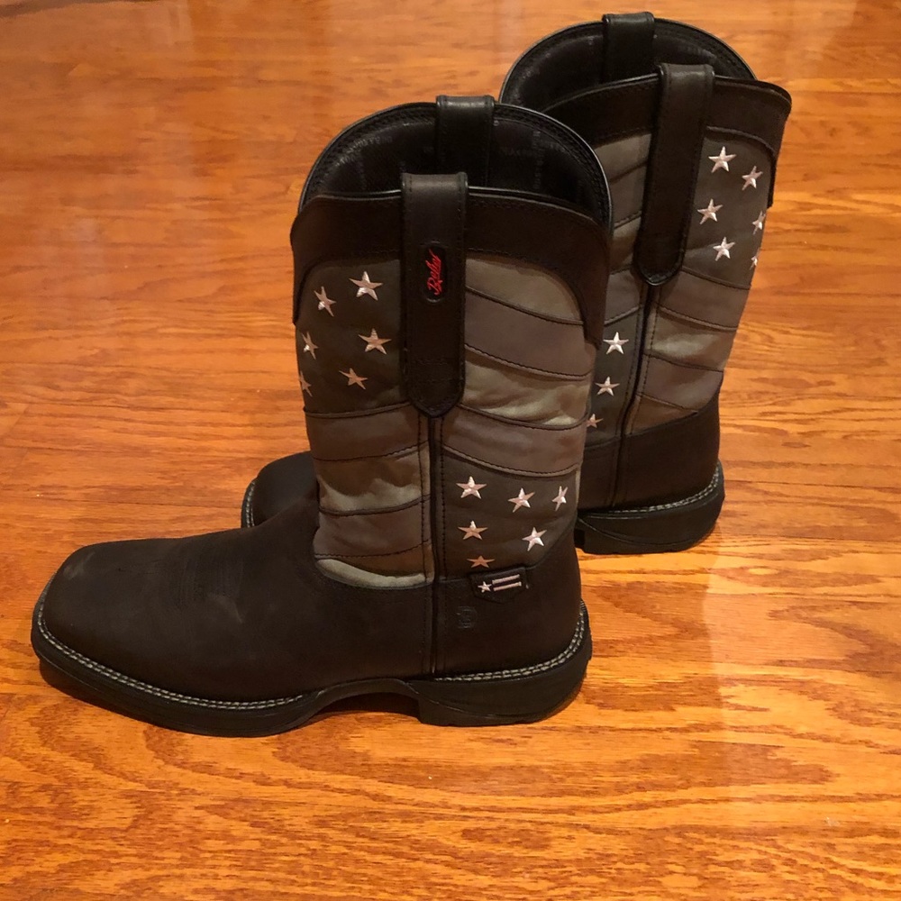 BRAND NEW!!! DURANGO FADED BLACK FLAG WESTERN BOOT